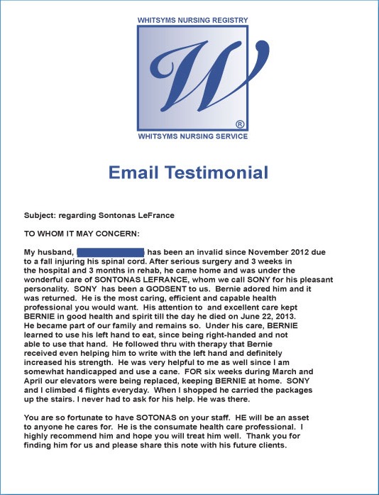 5TestimonialemailSony